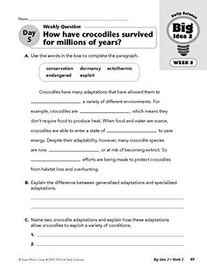 Daily Science: Grade 6+ (Daily Practice Books)