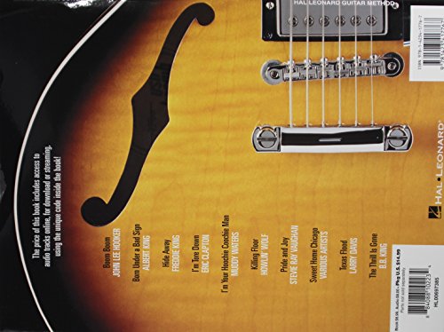 Blues Guitar Songs  Hal Leonard Guitar Method Book/Online Audio,Used