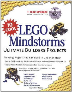 10 Cool Lego Mindstorm Ultimate Builders Projects: Amazing Projects You Can Build in Under an Hour,New