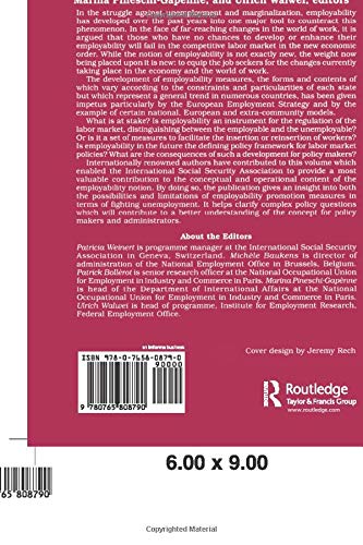 Employability: From Theory to Practice (International Social Security Series),Used