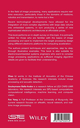ArchitectureAware Optimization Strategies in Realtime Image Processing (Digital Signal and Image Processing),Used