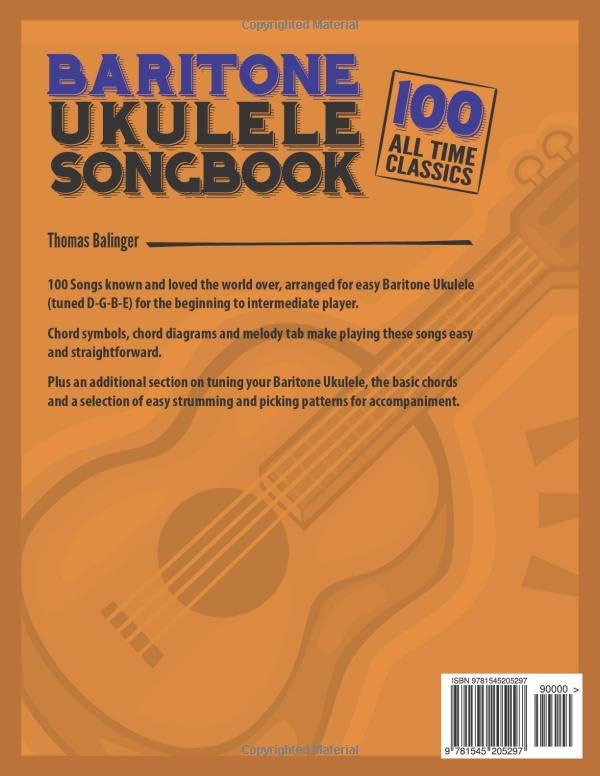 Baritone Ukulele Songbook: 100 All Time Classics,Used