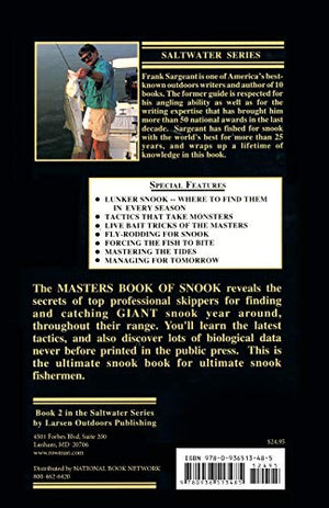 The Masters Book of Snook: Secrets of Top Skippers (Saltwater),Used