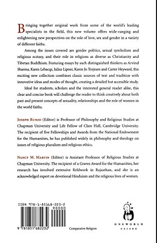 Love, Sex, And Gender In The World Religions (The Library Of Global Ethics And Religion)