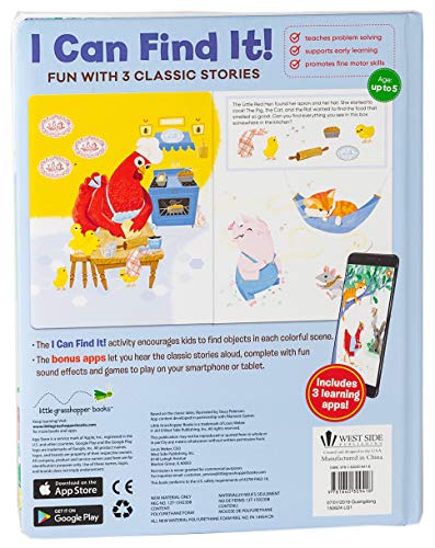 I Can Find It! Fun with 3 Classic Stories: The Little Red Hen, Peter Rabbit, Goldilocks and the Three Bears,Used