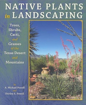 Native Plants In Landscaping: Trees, Shrubs, Cacti, And Grasses Of The Texas Desert And Mountains-new