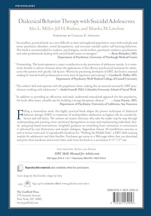 Dialectical Behavior Therapy with Suicidal Adolescents,Used