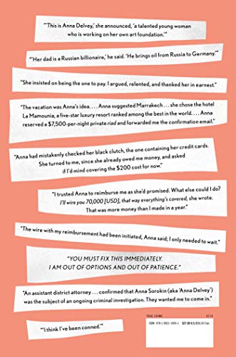 My Friend Anna: The True Story of a Fake Heiress,Used