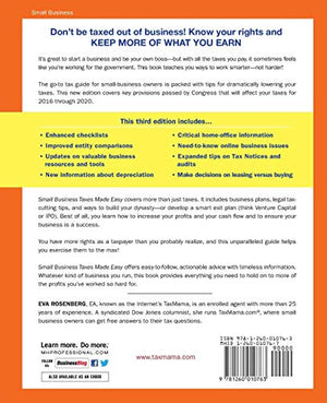 Small Business Taxes Made Easy, Third Edition,Used