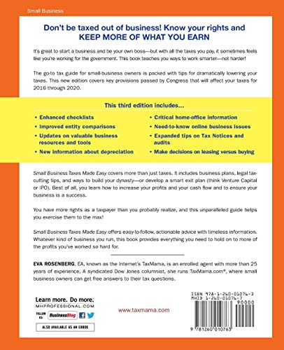 Small Business Taxes Made Easy, Third Edition,Used