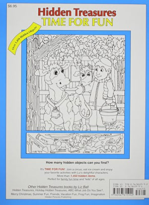 Hidden Treasures: Time for Fun  Hidden Picture Puzzles,Used