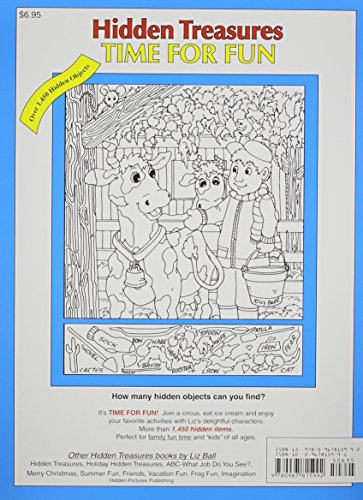 Hidden Treasures: Time for Fun  Hidden Picture Puzzles,Used