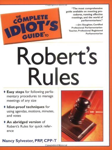 The Complete Idiot's Guide to Robert's Rules,Used