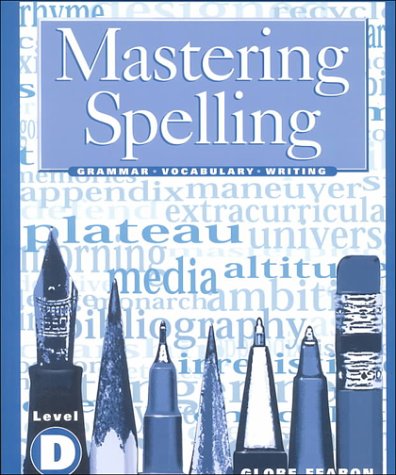 Mastering Spelling: Level D (Mastering Spelling Series),Used