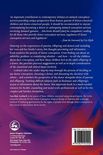 Experiences Of Donor Conception: Parents, Offspring And Donors Through The Years,Used