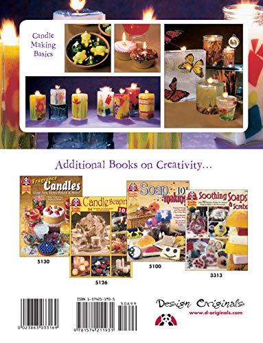 Gel Candles 101: Create Spectacular Clear Gel Wax Candles (Design Originals) Basic Instructions for Faux Drink Candles, Whipped ,Used