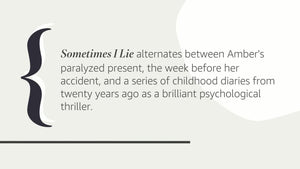 Sometimes I Lie: A Novel,Used