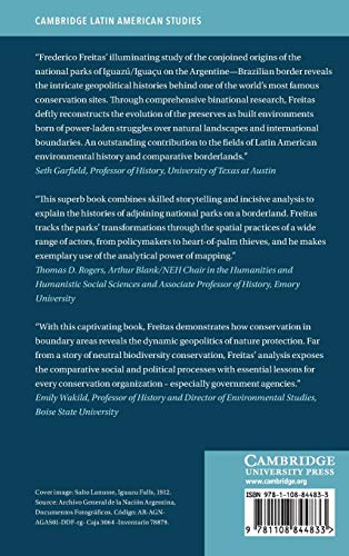 Nationalizing Nature: Iguazu Falls and National Parks at the BrazilArgentina Border (Cambridge Latin American Studies, Series N,Used