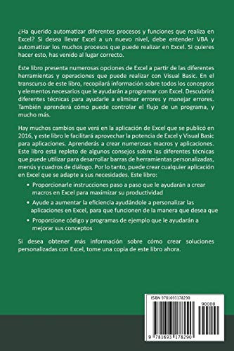 VBA de Excel: La Gua definitiva para principiantes para aprender la programacin de VBA paso a paso (Libro En Espaol/ Excel V,Used