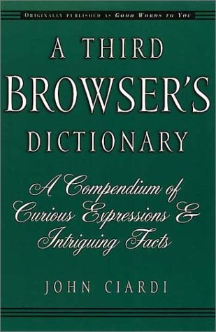 A Third Browser'S Dictionary,Used