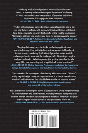 Marketing Artificial Intelligence: AI, Marketing, and the Future of Business,Used