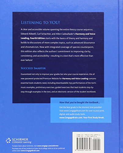Harmony and Voice Leading,New