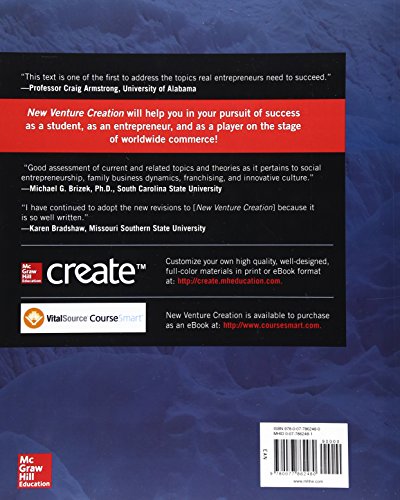 New Venture Creation: Entrepreneurship For The 21St Century,New