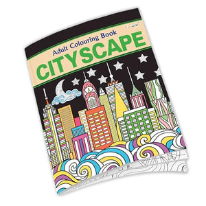 Cityscape - Adult Colouring Book : Mindfulness Coloring Pages, Relaxing Coloring Book, Art Book For Kids And Adults, Adult Coloring Book