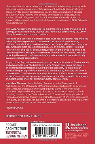 Life Cycle Assessment (PocketArchitecture),Used