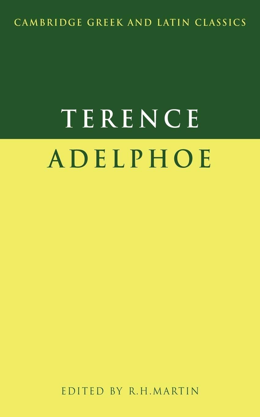 Terence: Adelphoe (Cambridge Greek and Latin Classics) (English and Latin Edition),Used