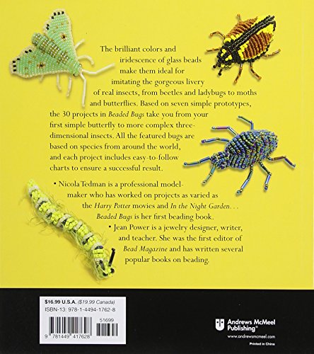Beaded Bugs: Make 30 Moths, Butterflies, Beetles, And Other Cute Critters