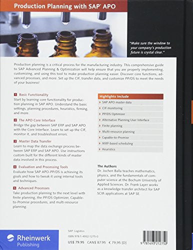 SAP APO Production Planning (SAP PPDS in SAP APO) (SAP PRESS),Used