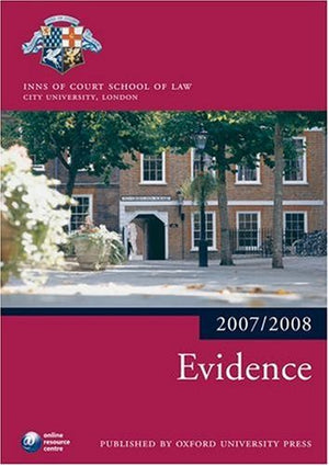 Evidence 20072008: 2007 Edition a 2007 ed. (Blackstone Bar Manual),Used