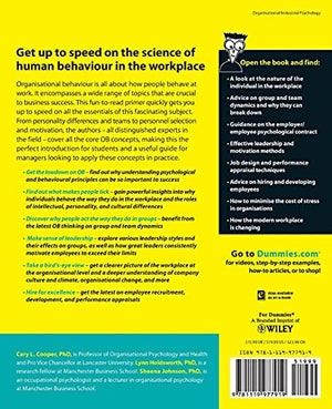 Organisational Behaviour For Dummies,Used