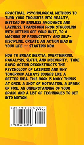 Take Rapid Action: Get Productive, Motivated, & Energized; Stop Overthinking & Procrastinating,Used