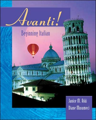 Avanti: Beginning Italian,Used