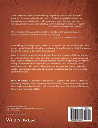 An Introduction to Classical Rhetoric: Essential Readings,New