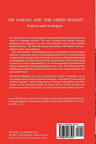 Sir Gawain and the Green Knight: Sources and Analogues (Arthurian Studies, 27),Used