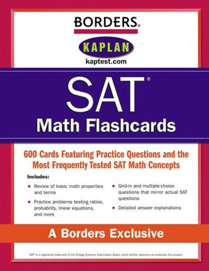 Borders SAT Math Flashcards,Used