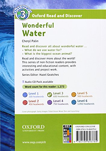 Oxford Read and Discover: Level 3: 600Word VocabularyWonderful Water,New