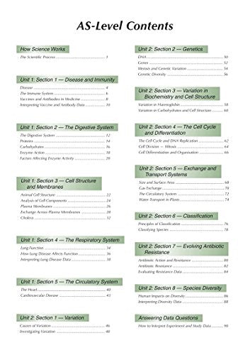AS/A2 Level Biology AQA Complete Revision & Practice,Used