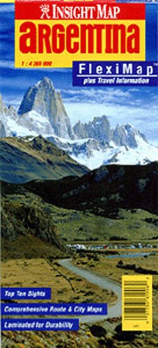 Argentina Insight Flexi Map,Used