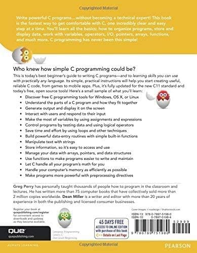 C Programming Absolute Beginner's Guide,New