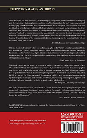 The Universal Church of the Kingdom of God in South Africa: A Church of Strangers (The International African Library, Series Num,Used