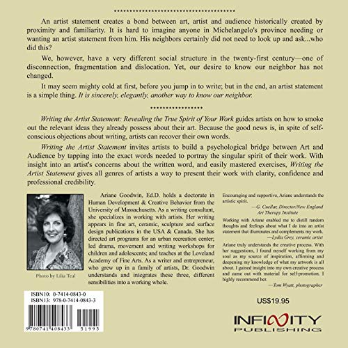 Writing the Artist Statement: Revealing the True Spirit of Your Work,Used