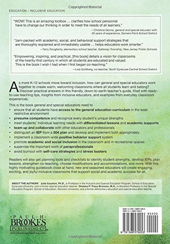 The Educator's Handbook for Inclusive School Practices,Used