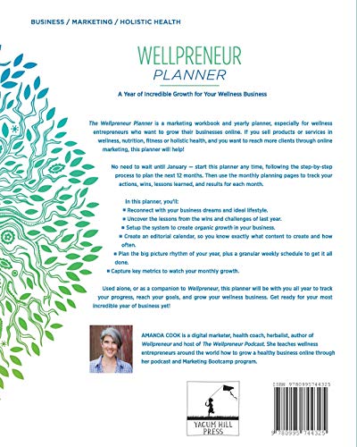 Wellpreneur Planner: A Year Of Incredible Growth For Your Wellness Business-new,New