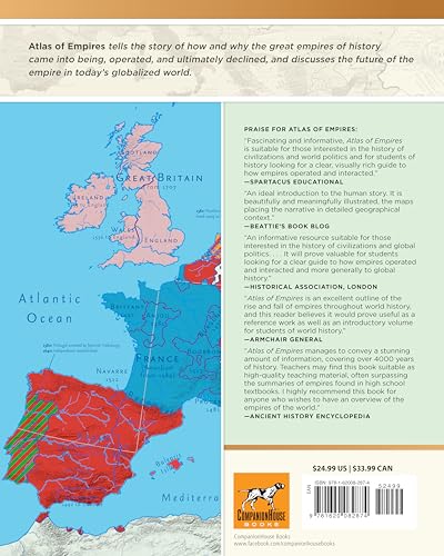 Atlas Of Empires: The World'S Great Powers From Ancient Times To Today (Companionhouse Books) Comprehensive Resource Of The Rise