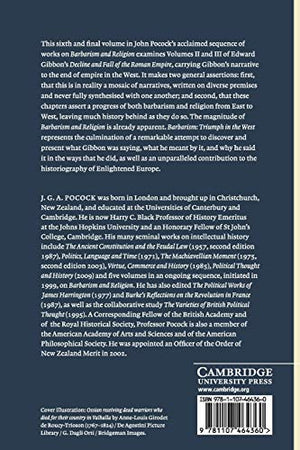 Barbarism and Religion: Volume 6, Barbarism: Triumph in the West,Used