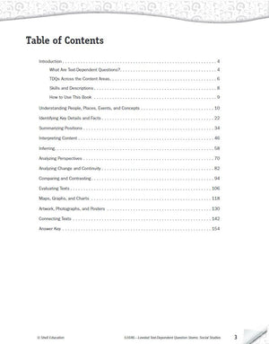 Leveled TextDependent Question Stems: Social Studies,Used